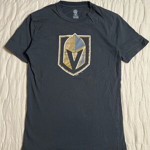NHL Las Vegas Golden Knights T-Shirt Men's Size Small Black Hockey